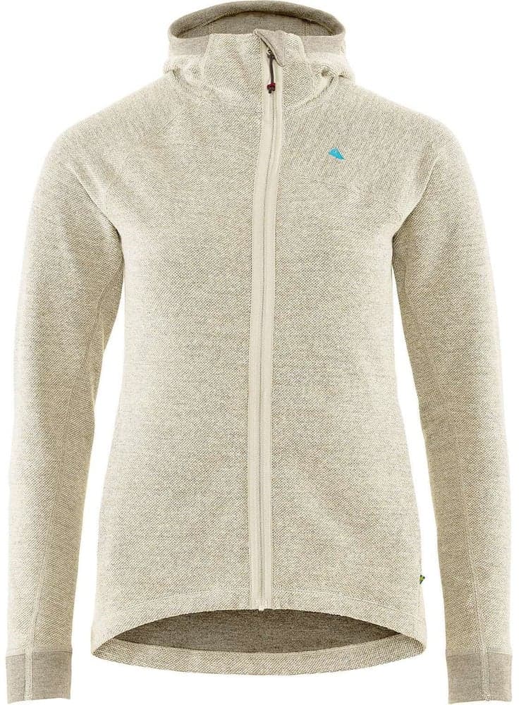 Hödur Hooded Zip naisten välikerros, Clay, view: 0