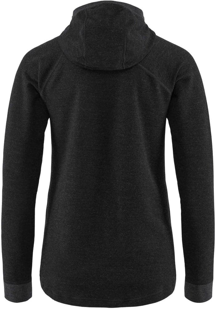 Hödur Hooded Zip naisten hupullinen välipaita, musta, view: 1