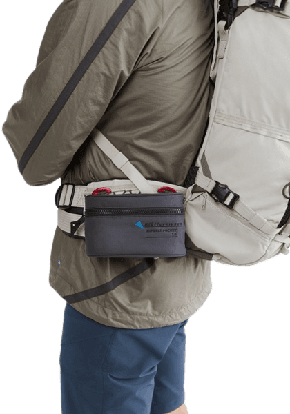 Hipbelt Pocket 2.0 lisätasku, tummanharmaa, view: 2