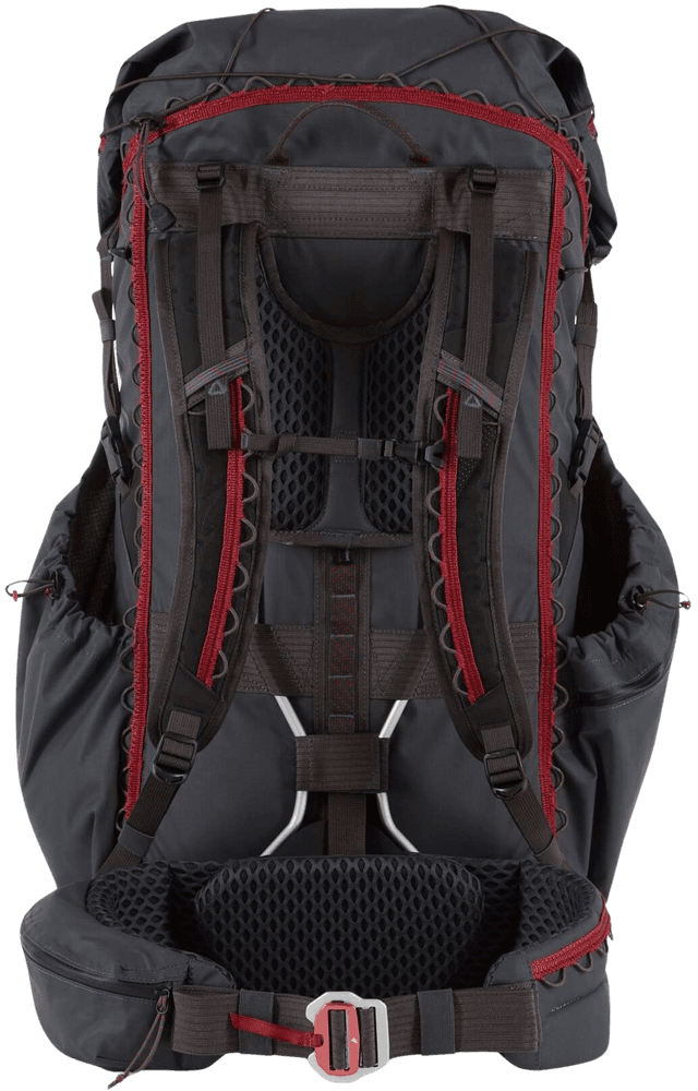 Vån WP Backpack rinkka, 55 L, mustaharmaa, view: 1