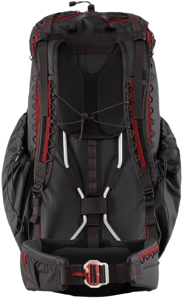 Raido 2.0 Backpack reppu, 38L, mustaharmaa, view: 2