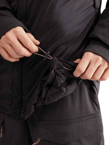 Aud Zip Hood Jacket untuvatakki, musta, view: 4