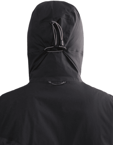 Aud Zip Hood Jacket untuvatakki, musta, view: 2
