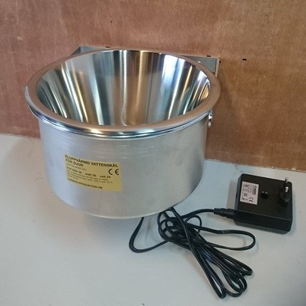 Lämmitettävä koiran juomakuppi 30 W muuntajalla, view: 0