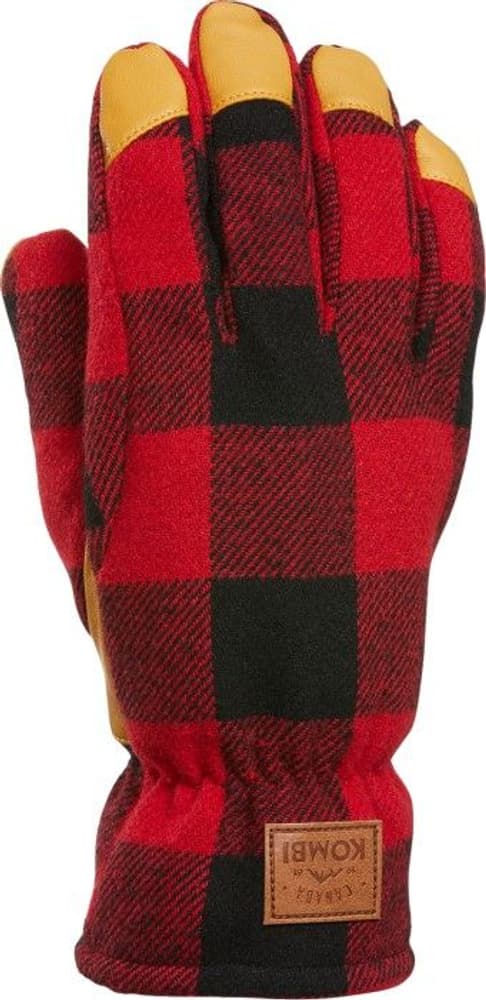 Timber Glove hanskat, punainen, view: 0
