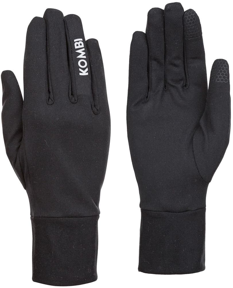 P1 Liner naisten aluskäsineet, musta, view: 2