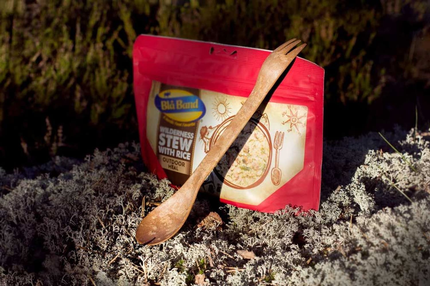 Spork 225 eräruokailuväline, punainen, view: 3