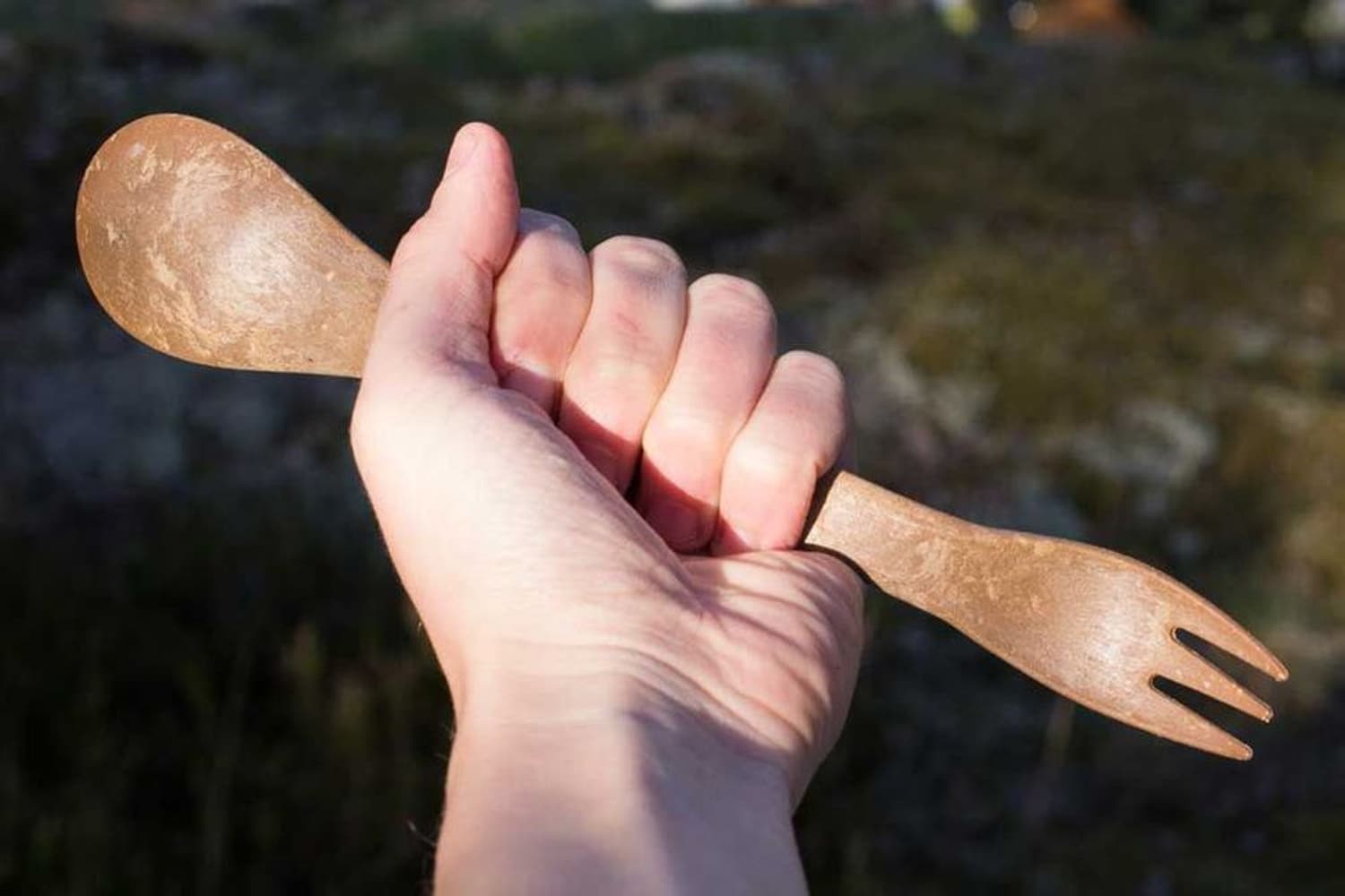 Spork 225 eräruokailuväline, punainen, view: 1