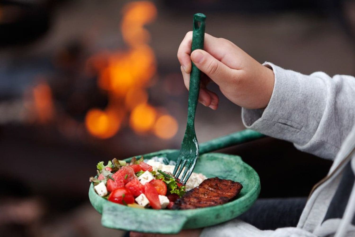 aterimet, vihreä, view: 1