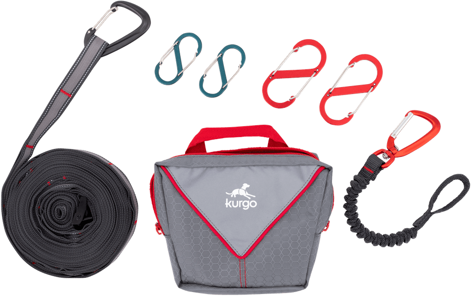 Ridgeline Tie Out Camping Zip Line koiran kiinnityssetti, view: 0