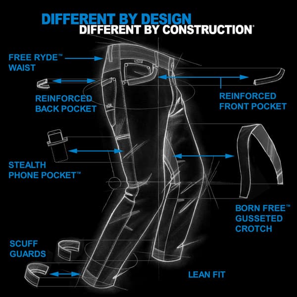 Free Rydr housut, Espresso, view: 4