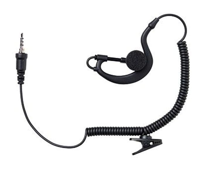 -korvakuuloke, nappi, lyhyt kaapeli, view: 0