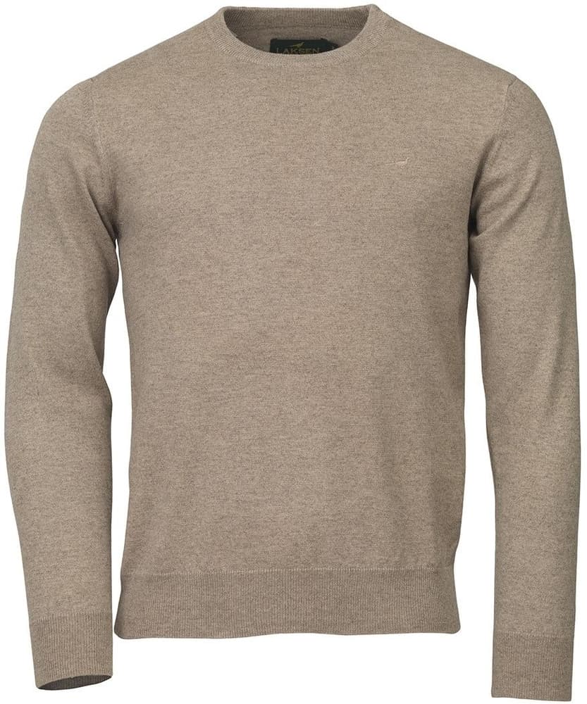 Hardwick O-Neck pusero, vaaleanruskea, view: 0
