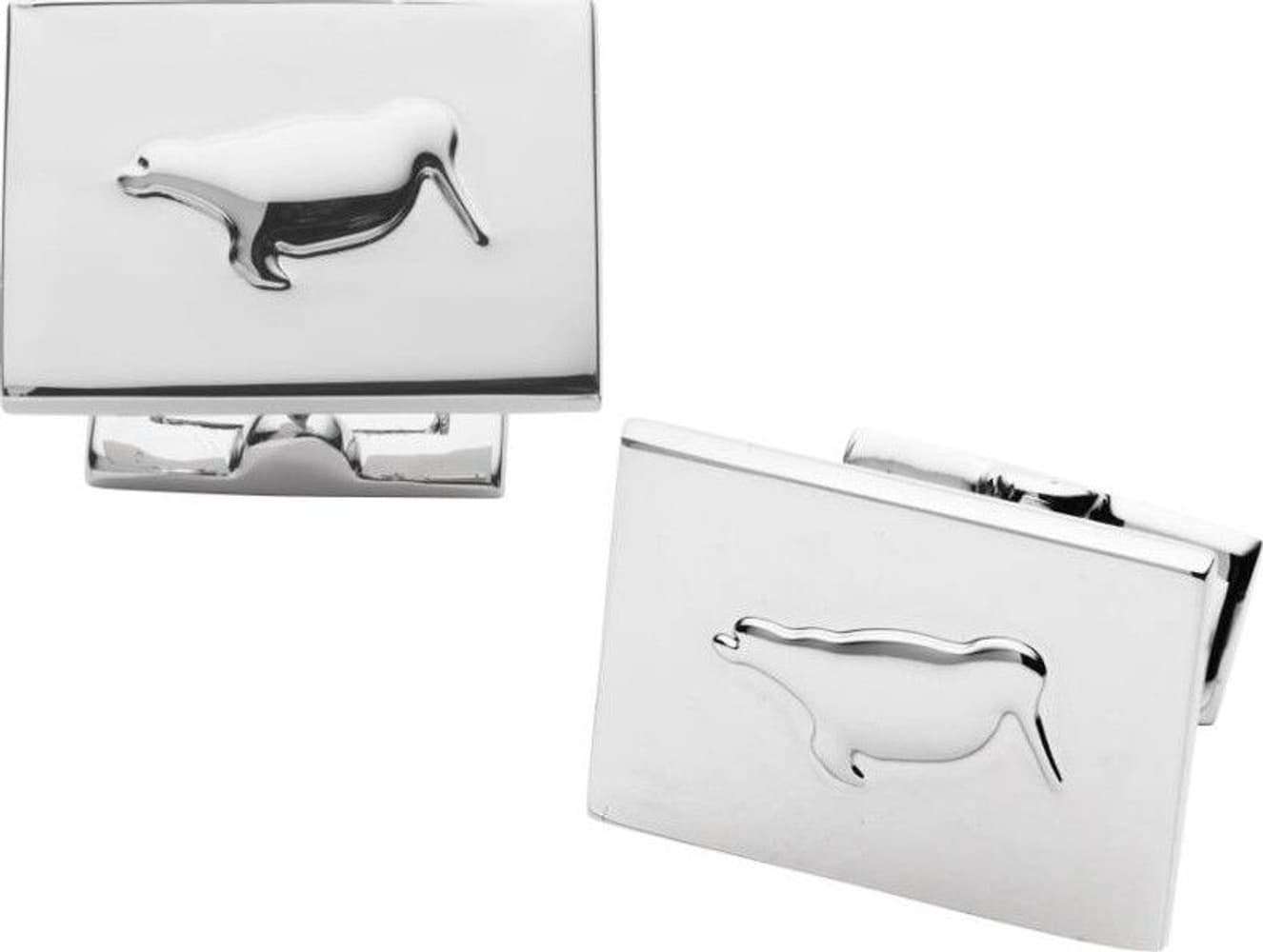 Woodcock Cufflinks Silver, view: 0