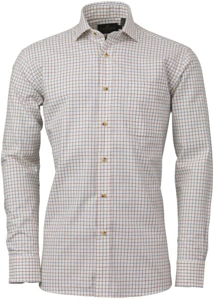 Pete Cotton Wool Shirt kauluspaita, punainen/sininen, view: 0