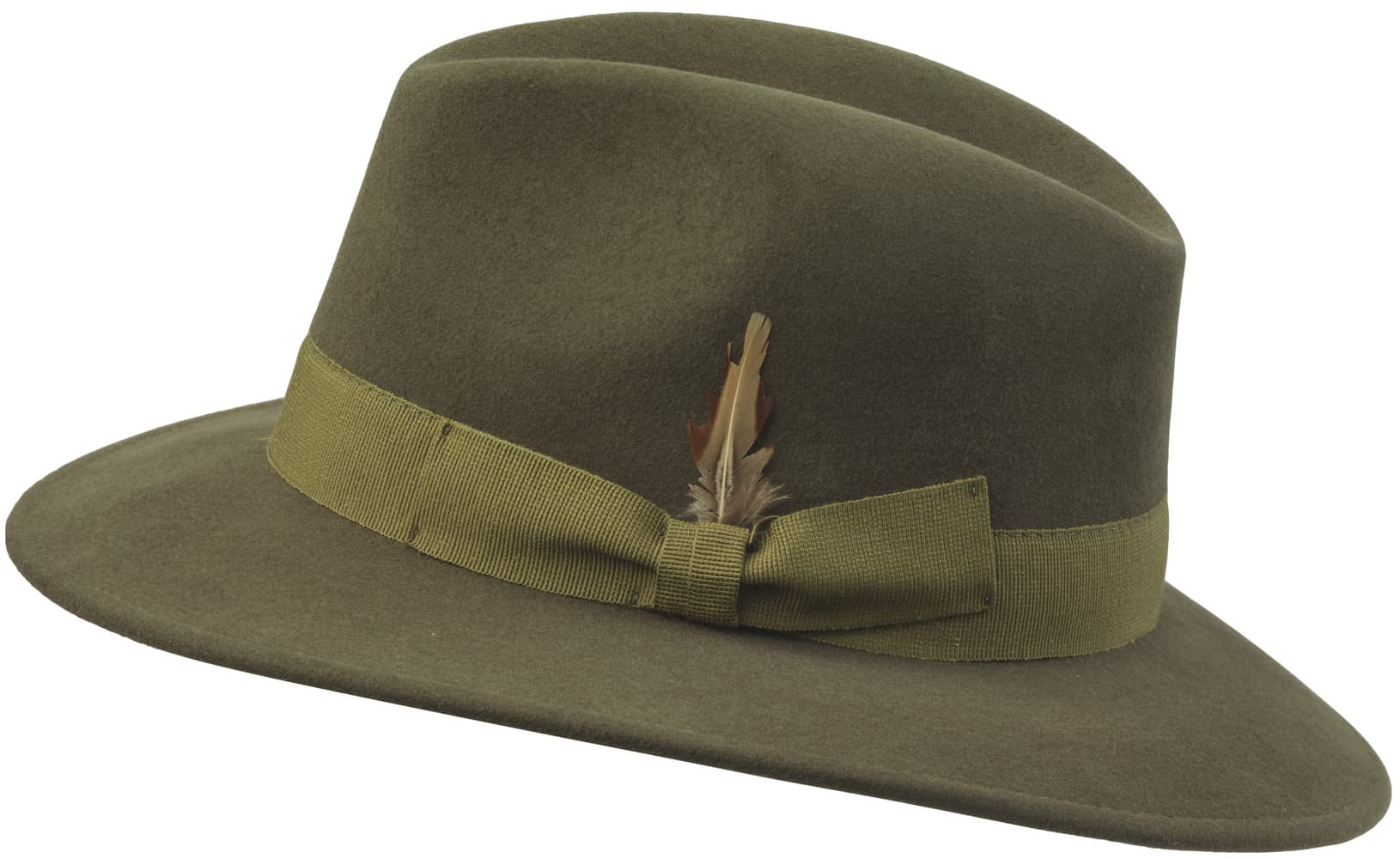 Heritage Fedora huopahattu, vihreä, view: 0