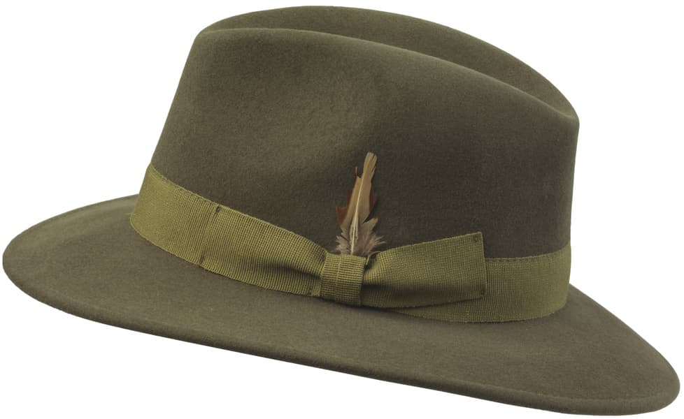 Heritage Fedora huopahattu, vihreä, view: 0