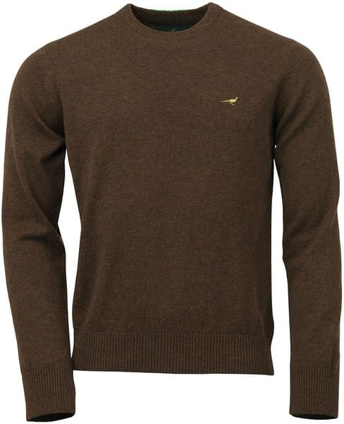 Hoy O-Neck villapusero, ruskea, view: 0