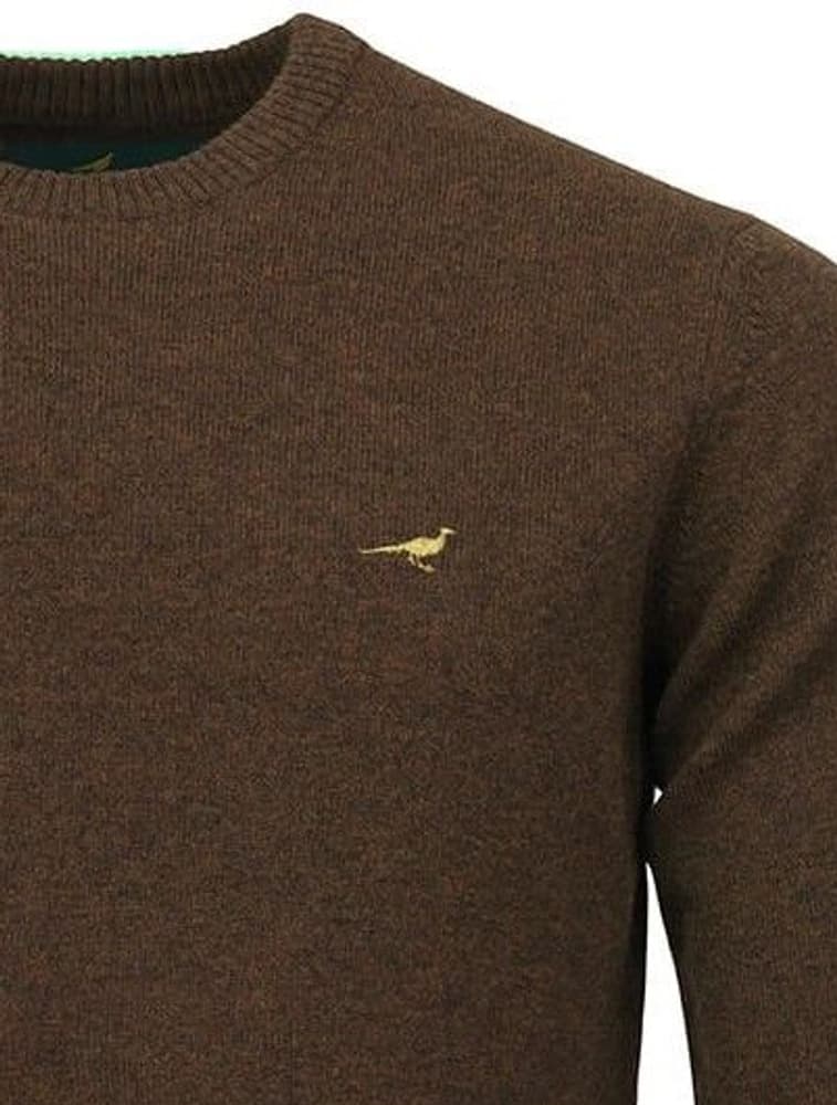 Hoy O-Neck villapusero, ruskea, view: 1