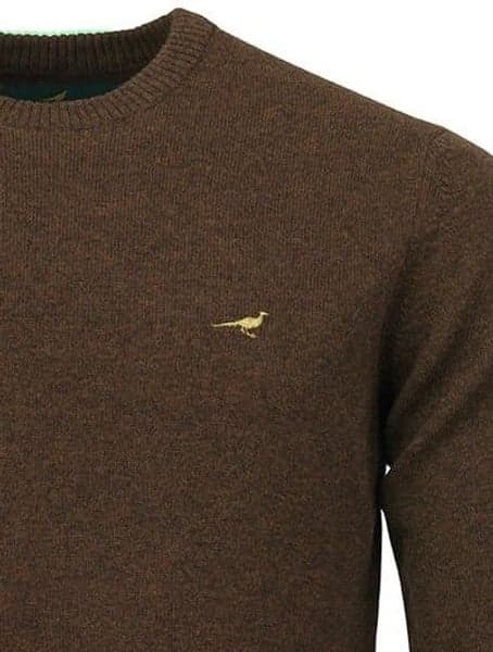 Hoy O-Neck villapusero, ruskea, view: 1