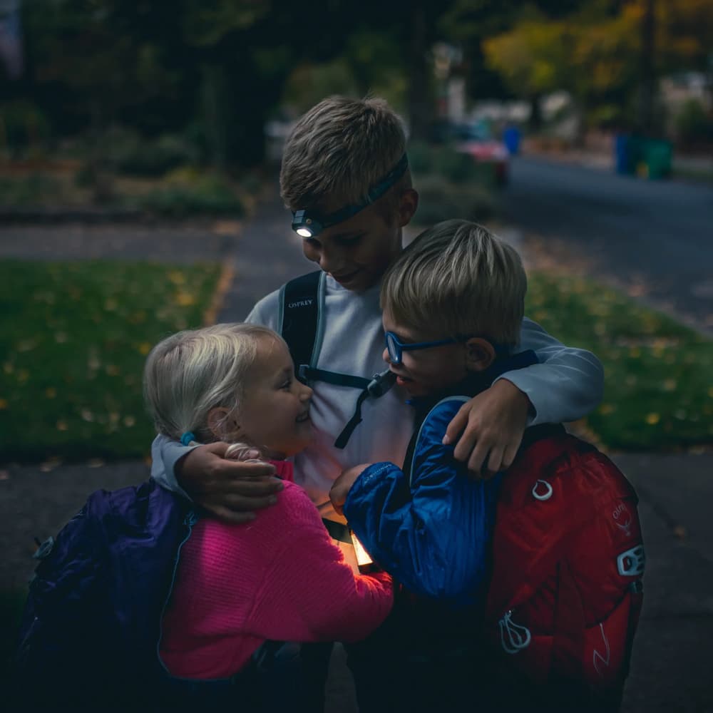 Kidled 4R lasten ladattava otsalamppu, Purple, view: 3