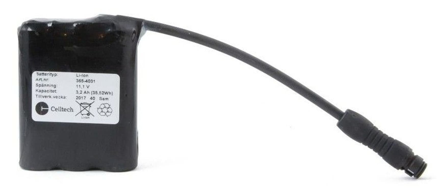 LedX Battery (Small) 10,8 V / 3,5 Ah / 38 Wh, view: 0
