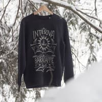 Inte Sova Crewneck collegepaita, musta - view: 1