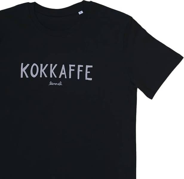 T-shirt Kokkaffe t-paita, musta, view: 0