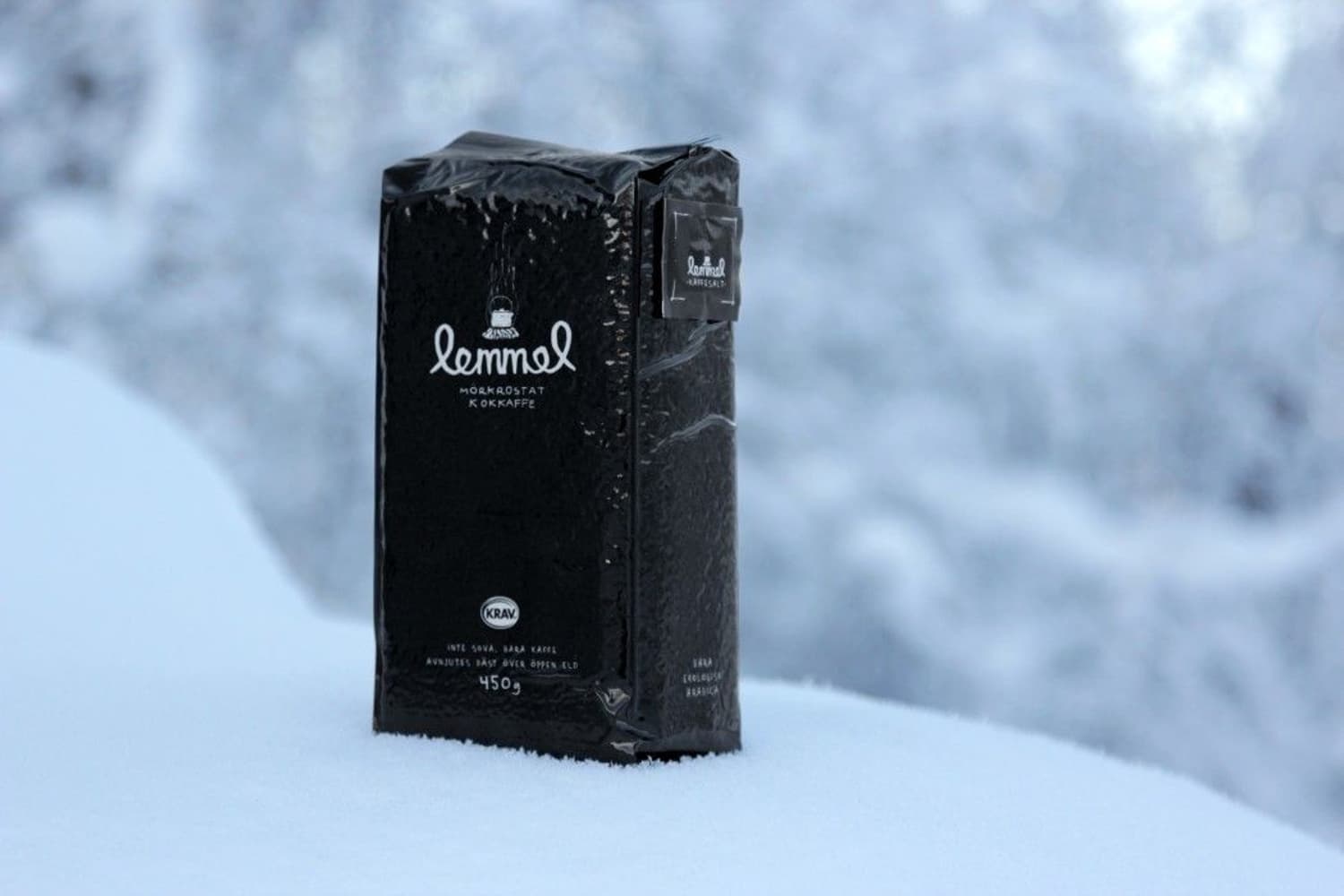 Tummapaahtoinen Nokipannukahvi KRAV 450 g, view: 1