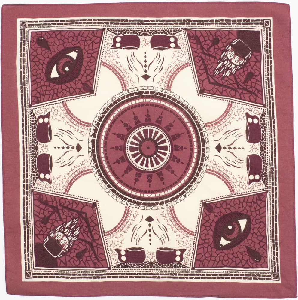 Scarf Bandana & Duk huivi, punainen, view: 0