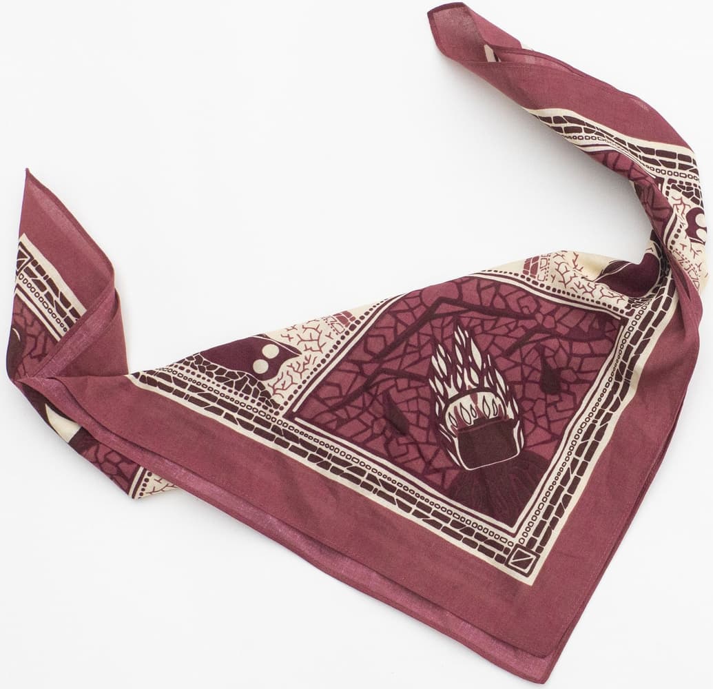 Scarf Bandana & Duk huivi, punainen, view: 1
