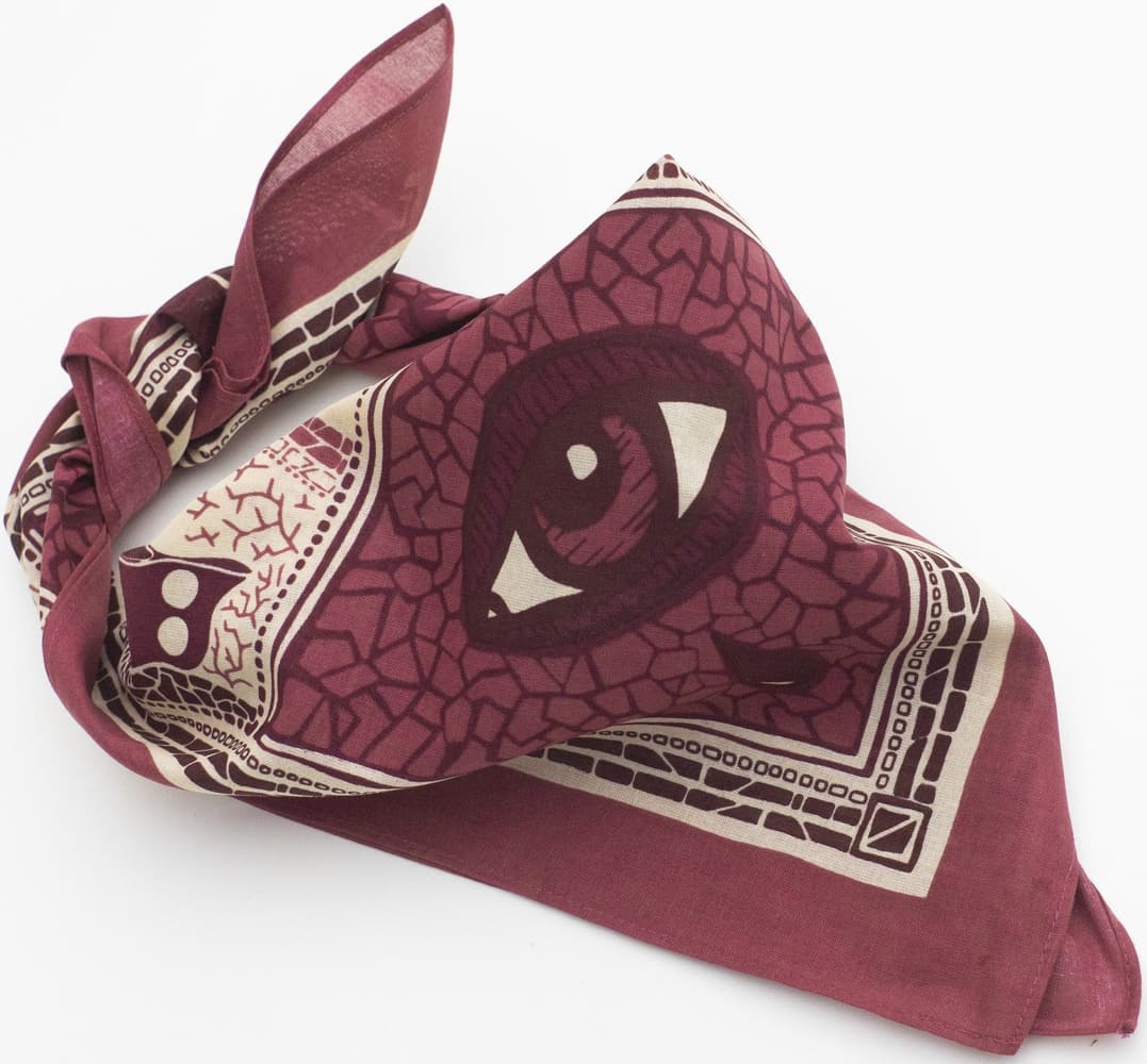 Scarf Bandana & Duk huivi, punainen, view: 2