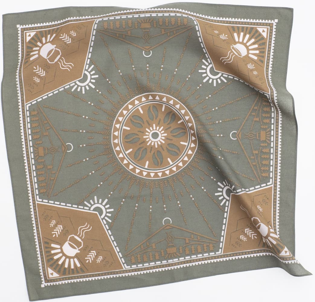 Scarf Bandana & Duk huivi, vihreä, view: 1