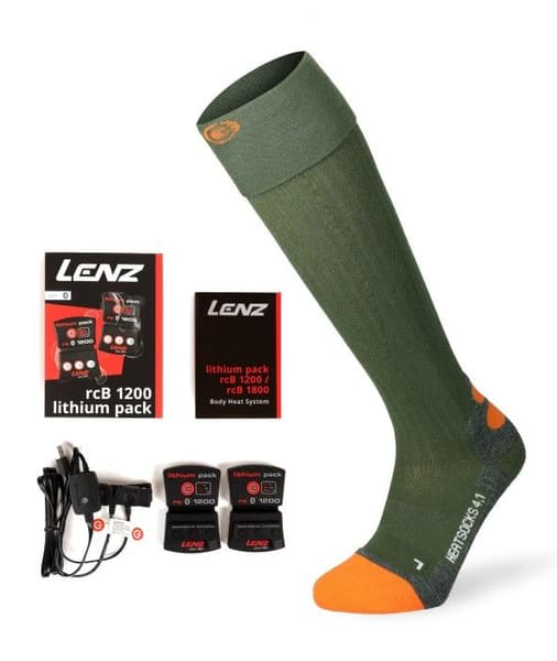 Set of Heat sock 4.1 + Lithium RCB 1200 Green/Orange, view: 0