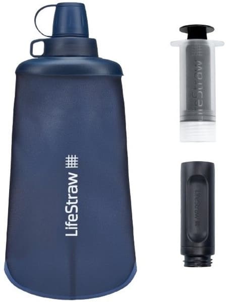 Peak Squeeze 650 ml vedensuodatin, Dark Grey, view: 1