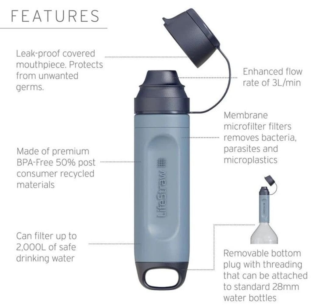 Peak Series Solo vedenpuhdistin, Mountain Blue, view: 2