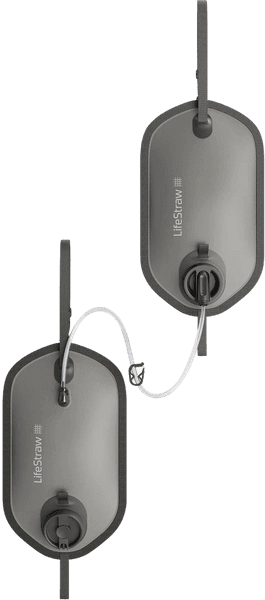 Peak Gravity And Storage Bag vedensuodatusjärjestelmä, 2 x 8L, tummaharmaa, view: 0