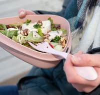 Spork Lefty BIO Sandy Green / Dusty Pink - view: 2