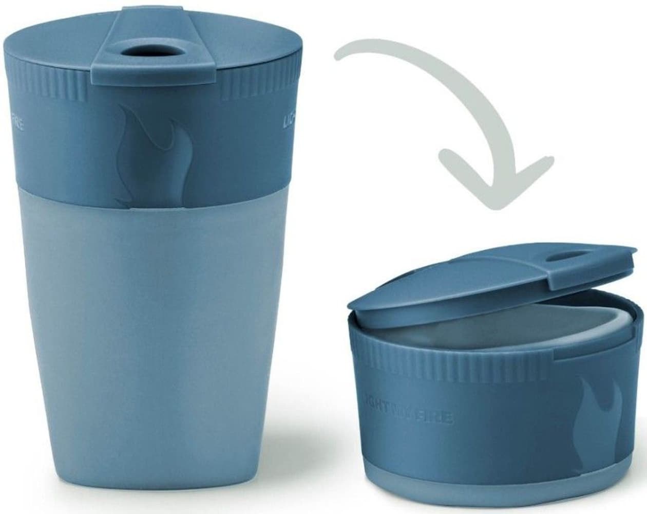 Pack-Up Cup BIO retkimuki, Hazyblue, view: 1