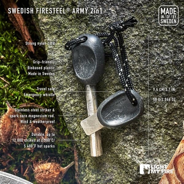 FireSteel BIO tulukset, Army Slaty Black, view: 2