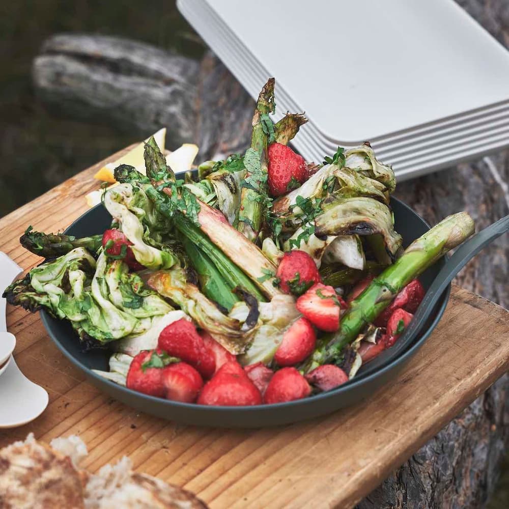 RamenPlate retkilautanen, 4 kpl, harmaavihreä, view: 3