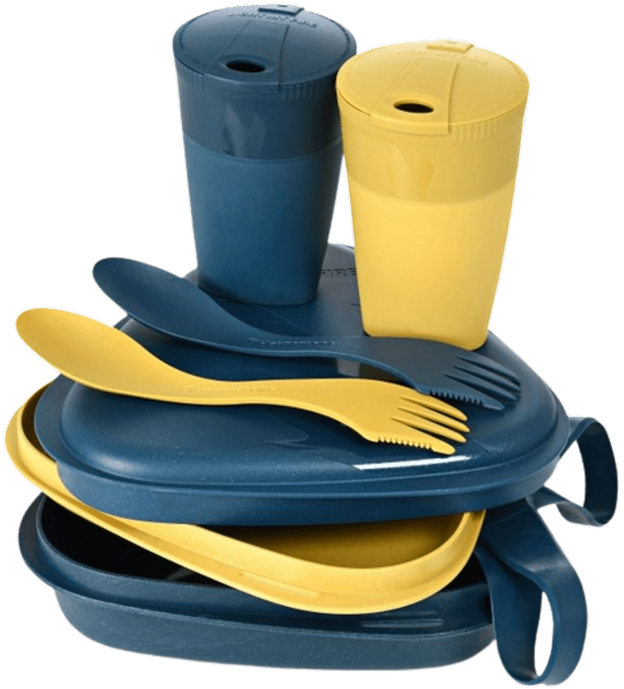 Pack´n Eat Kit BIO for 2 Musty Yellow / Hazy Blue, view: 0
