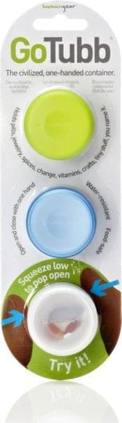 Pillerburk GoTubb 3-pack, Small Kirkas/Vihreä/Sininen, view: 0