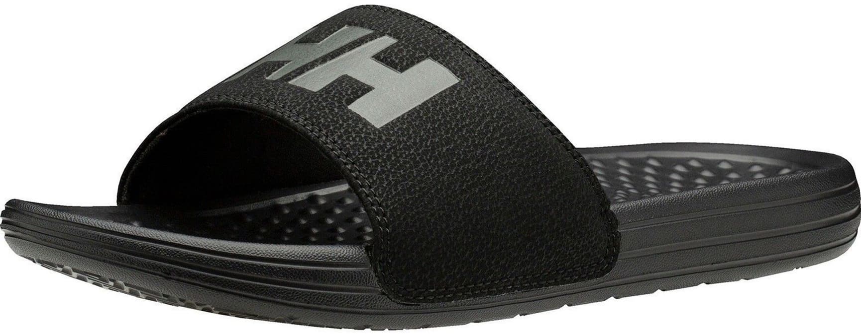 H/H Slide naisten sandaalit, Black / Gunmetal, view: 4