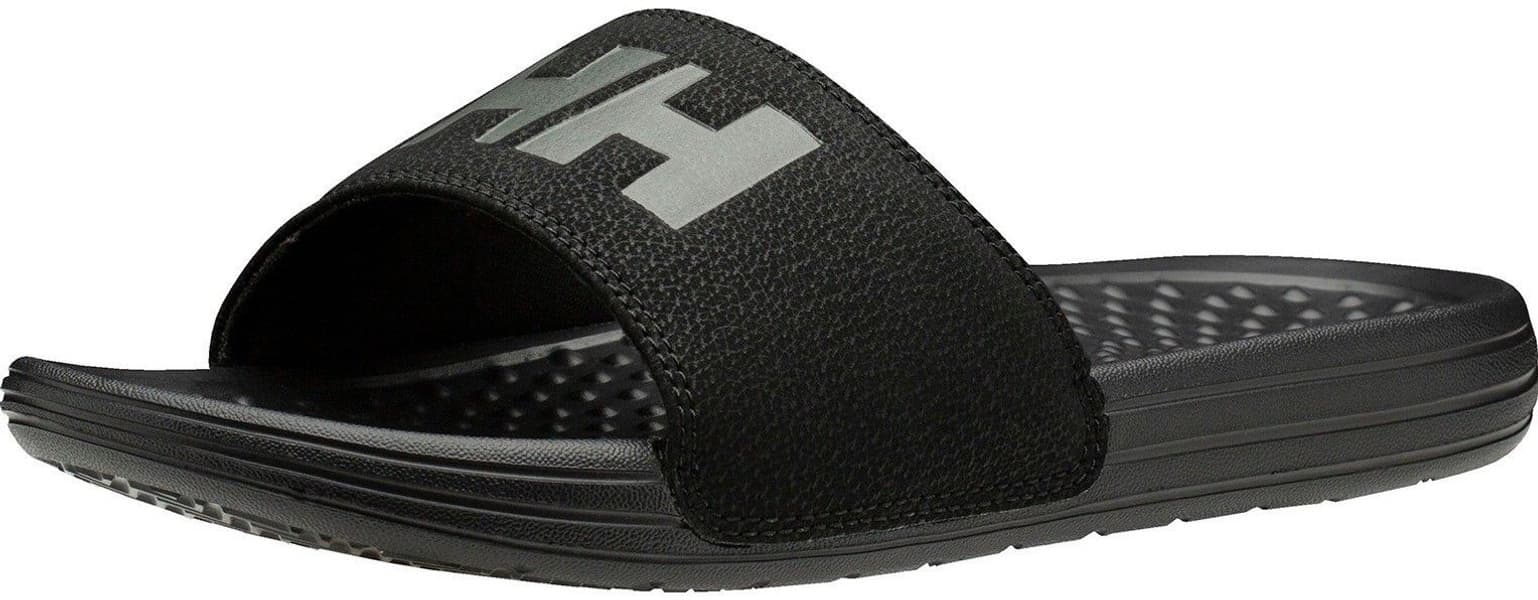 H/H Slide naisten sandaalit, Black / Gunmetal, view: 4