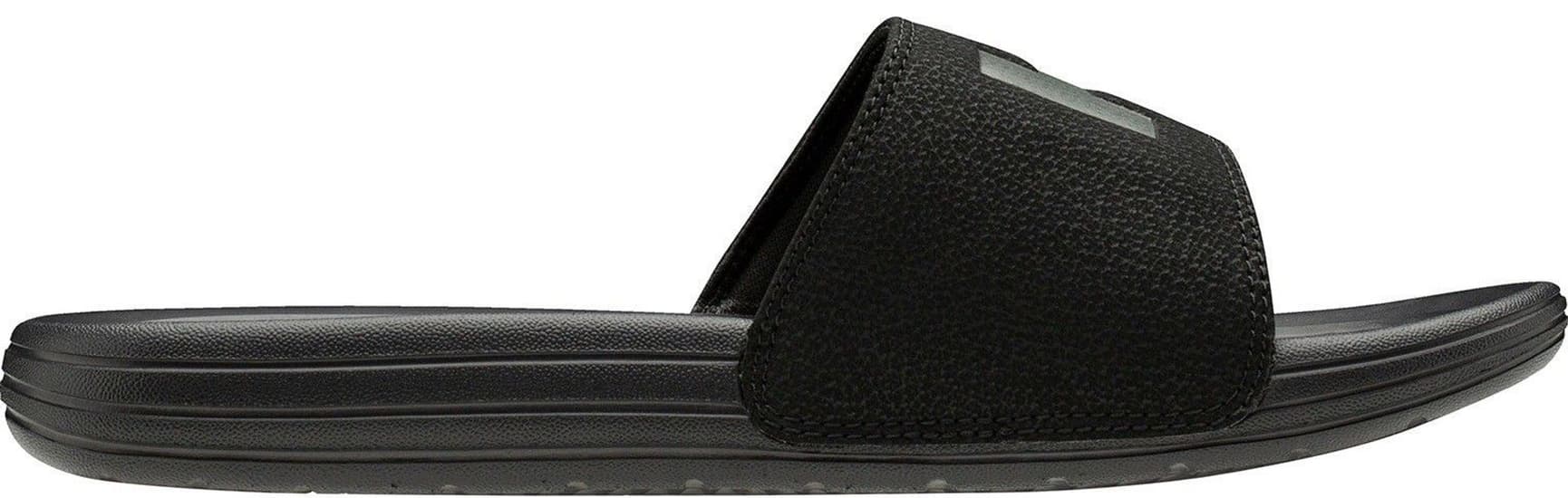H/H Slide naisten sandaalit, Black / Gunmetal, view: 2
