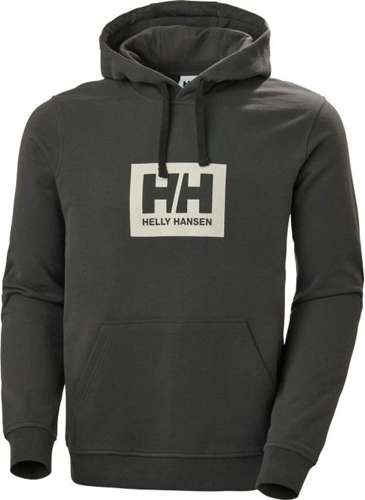 HH Box Hoodie huppari, tummanharmaa, view: 0