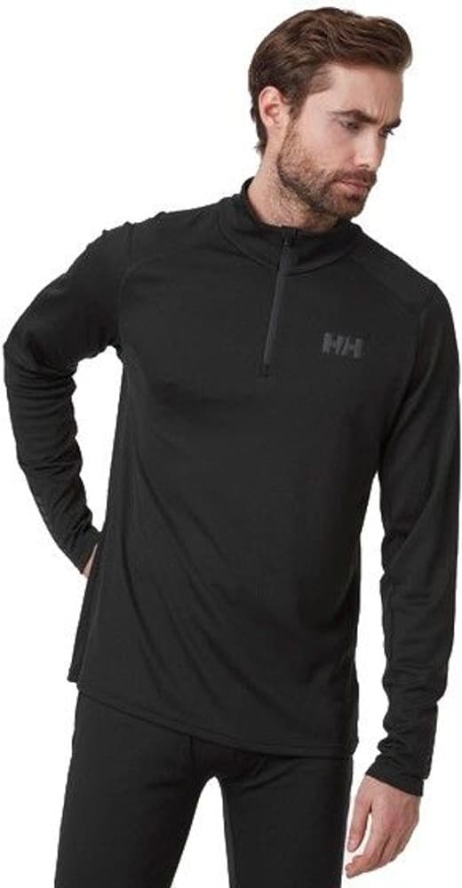 Lifa Active 1/2 Zip tekninen aluspaita, musta, view: 2