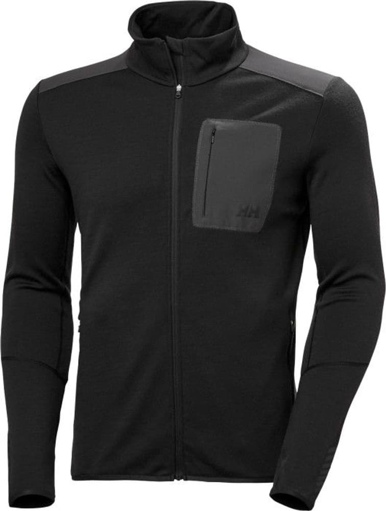 Lifa Merino Midlayer miesten välikerrospusero, musta, view: 0