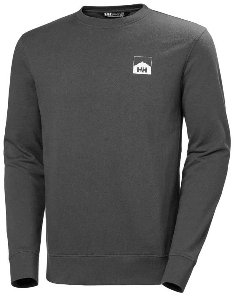 Nord Graphic Crew Sweatshirt neulepaita, tummanharmaa, view: 0